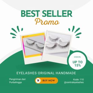 12 Pasang Bulumata Palsu 110 Premium Eyelashes Murah Lusinan Natural