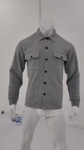 Áo Khoác Nam Mùa Đông Lót Lông Cừu Dày Kiểu Dáng Rộng Rãi Ấm Áp Chất Liệu Polyester Pha Elastane Kiểu Dáng Đơn Hàng Khuy Thích Hợp Cho Hoạt Động Ngoài Trời