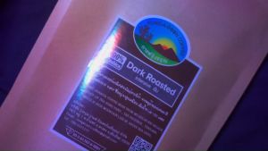 เมล็ดกาแฟคั่ว Arabica ตรากาแฟรุ่งอรุณ(คั่วเข้ม 200 กรัม 2 ถุง)