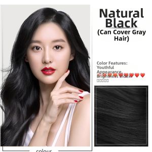 QIAOCHONG | Non-irritating Gray Hair Coverage Black Tea Colored Hair Dye