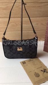 TAS WANITA SHOULDER BAG COACH SIGNATURE FREE PAPERBAG TOP HANDLE POUCH