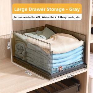 Transparent Adjustable Drawer Storage Organizer
