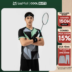 [CHỈ 24-29.12 MUA 3 GIẢM 15%]Áo thun thể thao cầu lông Racquet Sport Graphic Geometric thấm hút mồ hôi tốt thoáng khí nhanh khô - Coolmate