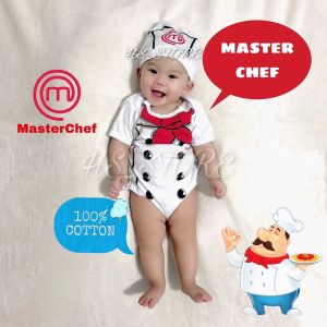 HARGA GROSIR ! JUMPER BABY MASTER CHEF / JUMPER BAYI / KOSTUM BAYI TERMURAH !