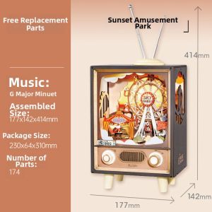 Rolife | Carousel Music Box DIY Building Blocks