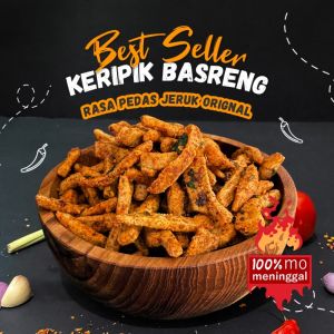 BASRENG PEDAS DAUN JERUK  HOT JELETOT kemasan 250GRAM