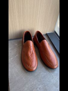 Size 39-44 Mens Black Leather Shoes British Style Slip-Ons Loafers Casual Business Formal Shoes