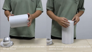 Universal Aircond Hose Portable Extension Kit(3M/2M/1.5M) - Flexible Air Conditioner Pipe Exhaust Duct For 13cm/15cm Mobile Aircon