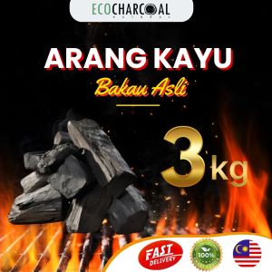 【5KG】Arang Kayu Mangrove Asli/ Authentic Mangrove Wood Charcoal / Arang /火炭
