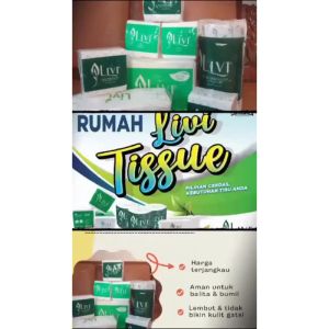 TisuTissu Livi Evo Tissue Murah Gulung Smart Due Toilet Core Single Roll Isi 205 Sheets Lembar 2 Ply Twoply Side Untuk Berbagai Keperluan Kualitas Terjamin