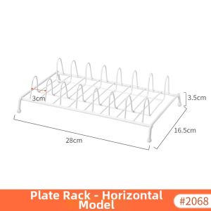 Dish Drain Rack Dish and Plate Storage Shelf