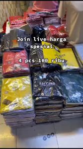 4 PCS 100 RB KAOS DISTRO SEMI KATUN//KAOS BRANDED LENGAN PENDEK//PAKET HEMAT KAOS PRIA DAN WANITA//KAOS DEWASA M L XL XXL XXXL JUMBO BIGSIZE