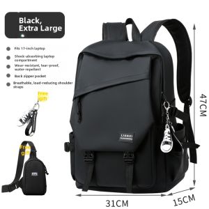 LIANXI | Mens Leisure Large Capacity Lightweight Computer Backpack