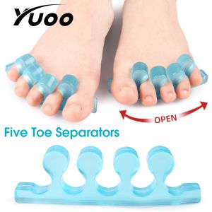 Yuoo 2 cái miếng chia ngón chân bảo vệ Gel kẹp ngón chân chỉnh hình ngón chân cái spreader cho hammertoe chồng chéo ngón chân miếng đệm chân cái vẹo