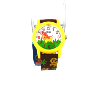 Q&Q (V22A-019VY) Kids Lion Theme Quartz Watch