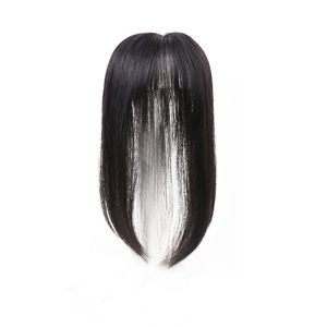 Rebecca | Rebecca Hand-Woven Invisible Hair Extension Pieces Real Human Hair Medium-Length Straight Womens Wig Full Coverage Hair Pieces
