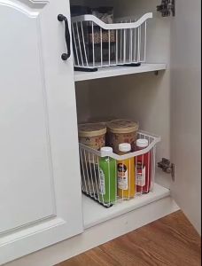 High quality kitchen cabinet pull out basket / multi-function pull out basket / almari tarik rail rak dapur