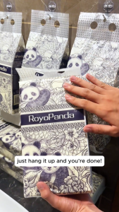 【1/2/5/10 Packs】RoyoPanda Tissues Paper Kitchen Tissue Hanging Pull-Down Tissue Super Absorbent And Ultra Soft Eco-Friendly Facial Tissues 5000 Sheets 4-Ply