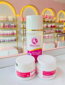 Original drw skincare paket radiant brightening khusus untuk keluhan flek hitam yang membandel dengan jenis kulit normal dan kering