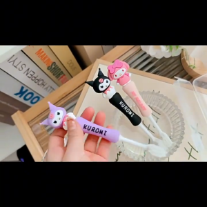 แปรงสีฟันเด็กขนนุ่มการ์ตูนน่ารัก Kulomi Meretti เด็กอายุ3-6-12ปีไม่ทำร้ายฟันแปรงขนนุ่ม