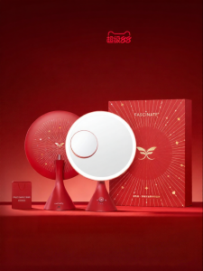 ASCINATE | Smart LED Makeup Mirror for Vanity Desk Red Wedding Gift