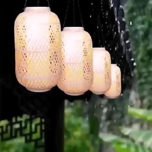 FENGHONGTAO | Waterproof No-wiring Bamboo Lantern
