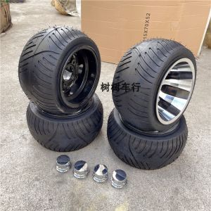 Off-road Quad Beach Car 205/30-10 นิ้วแผนที่สูญญากาศแบนยางอลูมิเนียม Hub Assembly Kaifeng ยี่ห้อรถจักรยานยนต์อุปกรณ์