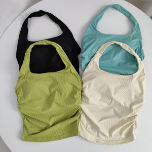 SKINOFSKIN | Halter Camisole Padded Sports Bra