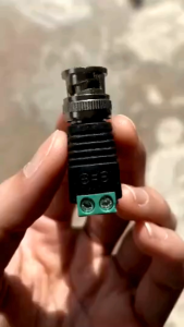 30 เมตร BNC Male Balun Connector สำหรับกล้องวงจรปิด BNC แบบขันน็อต CCTV DC บาลันระยะสั้น สำหรับ 5-50ชิ้น 100ชิ้น