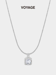 Zirconia Crystal Mini Candy Pendant Necklace Womens Elegant Chic Simple Fashionable Clavicle Chain Summer Accessory Jewelry