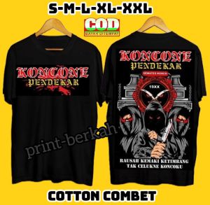 T-Shirt Kaos KONCONE PENDEKAR Cotton 30s Ukuran Anak Dan Dewasa