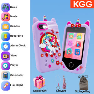 32GB Kids Smart Phone 2.8 IPS Mini Toy Phone Music Player 28 Games Alarm Clock Flashlight Dual Camera Educational Funny Toys