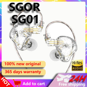 SGOR SG01 Dynamic Earphones HIFI Bass Earbuds In Ear Monitor Music Game Earphones Sport Noise Cancelling Headset of Sportt