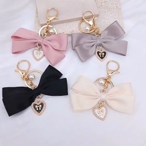 Gantungan Kunci Pita By Habibie Craft Pita Ribbon Bow Tie Kristal Mutiara Inisial Tas Mobil Motor Handphone Hp Hape Lucu