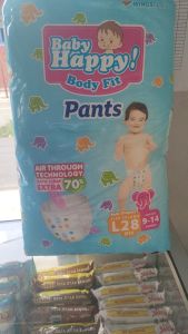Baby Happy Popok Bayi Body Fit Pants Ukuran L Isi 28