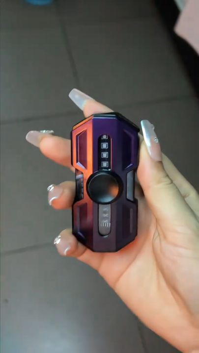 Bật lửa điện plasma tích hợp con quay có đèn Led - Tặng kèm cáp sạc ...