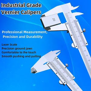 Special Vernier Calipers Industrial Grade High Precision Standard Steel One-piece Inner Diameter Highly Accurate Stainless Steel Vernier Calipers Household Scale Measurement