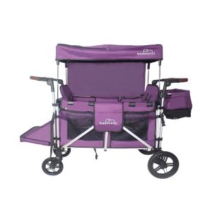 Extended Double Stroller Baby Can Sit Or Lie down Camp Vehicle Twin Child Dual Seat City Outing Shock Absorption System Aluminum Frame