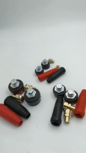 Konektor Kabel Las Male Female 10-25/35-50/50-70mm Soket Kabel Hitam/Merah Konektor Cepat Mesin Las