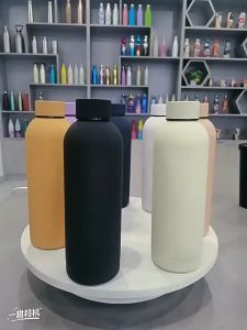 Bình giữ nhiệt thể thao 500ml inox 304 Phủ sương mờ thời trang Phù hợp mang đi học thể thao ô tô Giữ nhiệt 6-12 tiếng