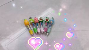 Set 2 Cây Bút 4 ngòi/ bút bi nhiều màu cute ngòi 0.5mm (mẫu ngẫu nhiên)