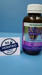 SpringHealth Evelin Evening Primrose Oil With Vitamin E Softgel Spring Health Softgel