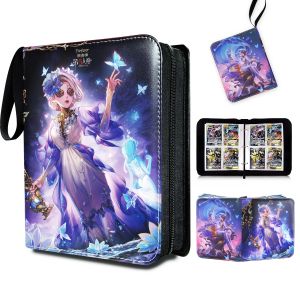 Large Capacity Flash Soul Fifth Personality Loose Leaf Album Zipper Card File Storage Book Business Supplies Stationery