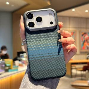 Carbon Fiber Colorful Matte Phone Case for iPhone 17 Air 16 15 14 Plus 13 12 Pro Max Ultra Thin Slim Shockproof Hard PC Cover