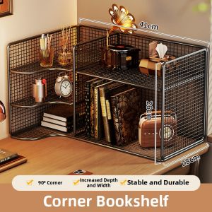 MUGG | Multi-Layered Simple Assembly Office Corner Bookshelf