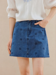 INMAN | Embroidered Summer Mini Skirt