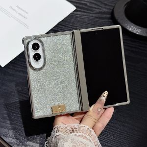 szhaiyu | Electroplating Gradient Glitter Phone Case for Samsung Galaxy Z Fold8 Fold 8 Wide Shockproof Hinge Protection Hard PC Cover