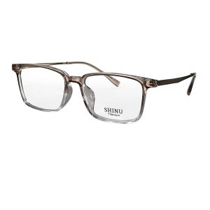 Shinu | SHINU Titanium Glasses Frame Multifocus Reading Glasses for Men Multifocal Progressive Grade Glasses Near and Far