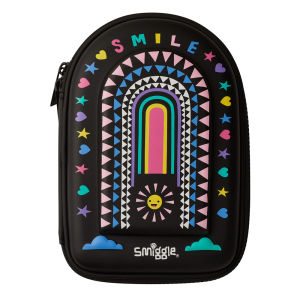 Smiggle Australia Pencil Case Large Capacity Hard Top Stationery Box for Primary School Boys Girls Multi-Functional