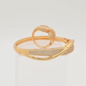 Hyl Jewelry 107S Set Perhiasan Titanium Wanita Lapis Emas Silver Anti Karat Asli Dewasa Murah Korea Gelang Dan Cincin Perak Antikarat Termurah Tidak Luntur Untuk